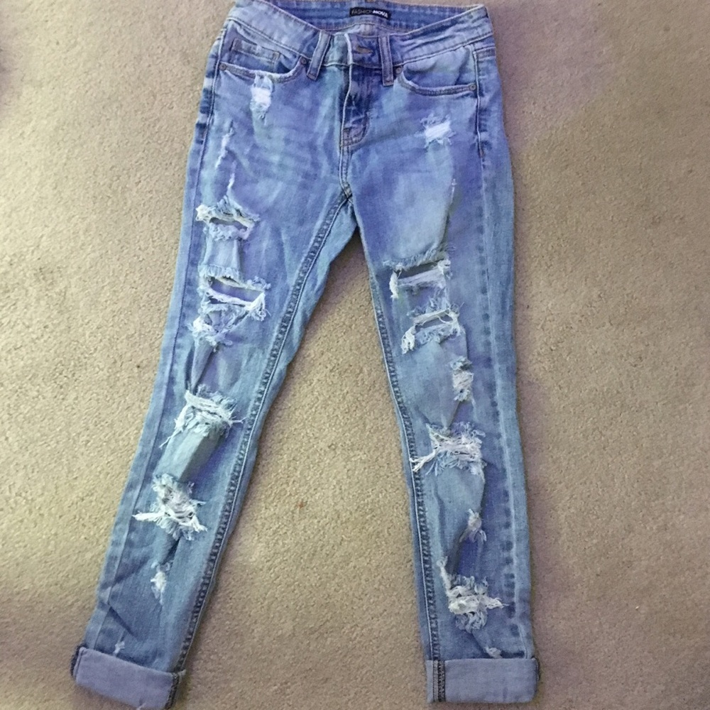 Fashion Nova jeans, Unworn, size 0.
